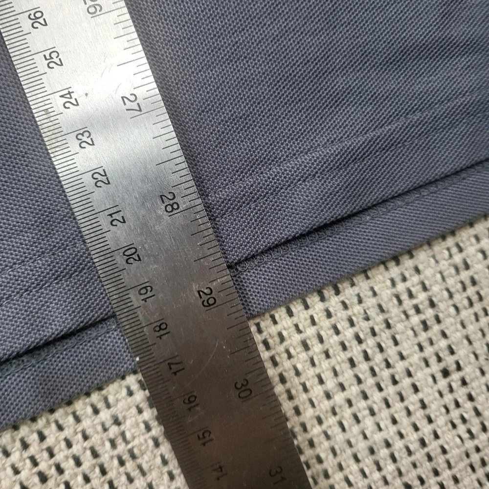 Criquet Polo Shirt Mens 2XL Gray Long Sleeve Pocket‎ Knit Casual Golf Logo